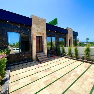 ویلا فلت نما مدرن با روف گاردن